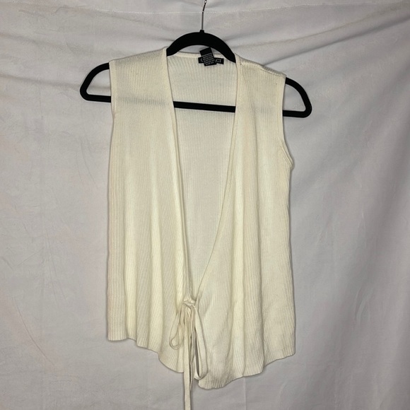 CONTACT VINTAGE WRAP SWEATER TOP (M) - Picture 1 of 5